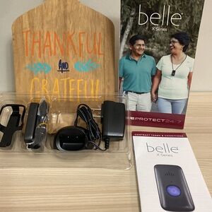 Belle X-series AT&T black 4G life protect 24/7 mobile medical alert sistem